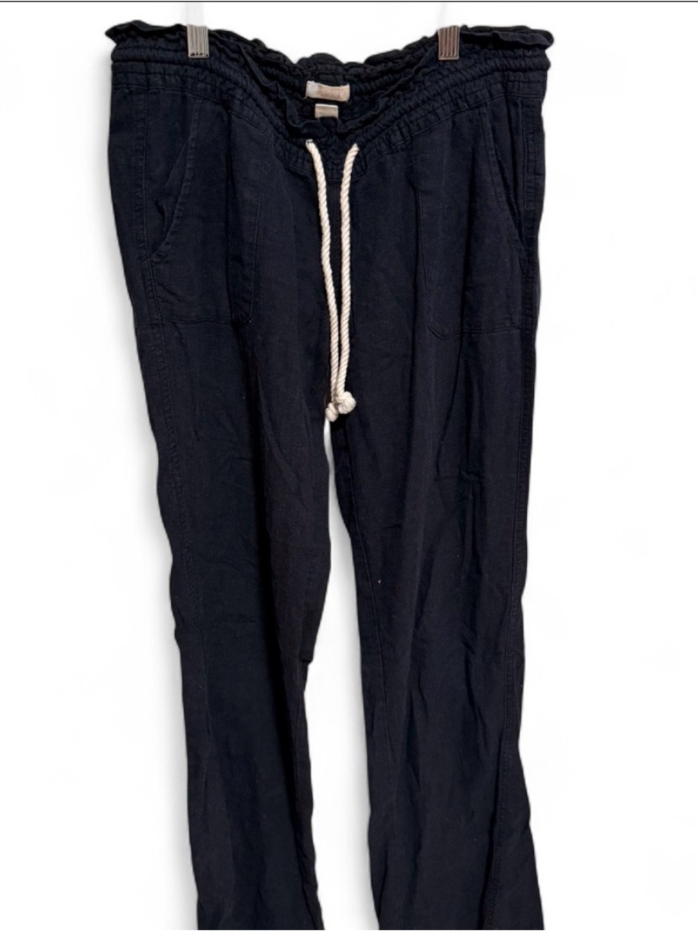 Women’s Roxy Black Drawstring Casual Pants